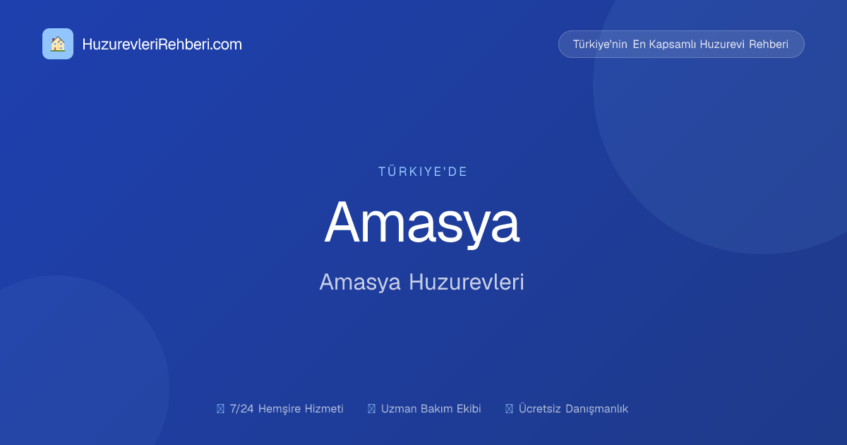 Merzifon Huzur Evi