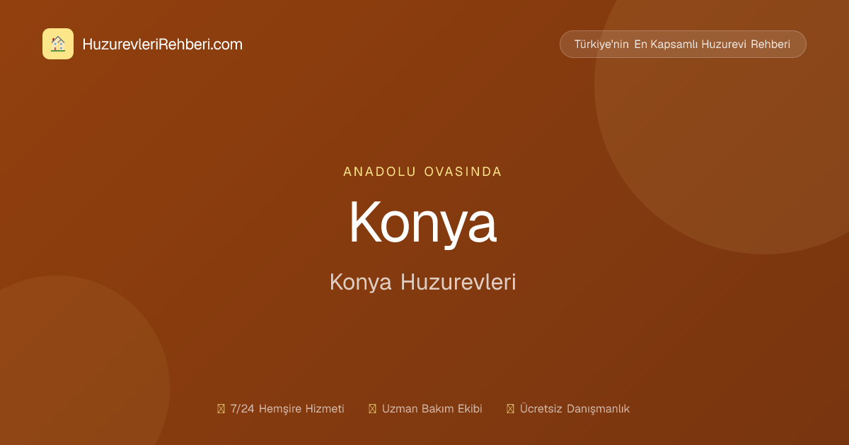 Konya Huzurevleri